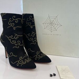Charlotte Olympia heeled booties - size 41
